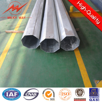 BV Safety Factor 1.5 Polygonal 15m Galvanized Electric Steel Pole